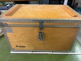 Massive Holzkiste von Nefab & Hasler, Werkzeugkiste, Wint...