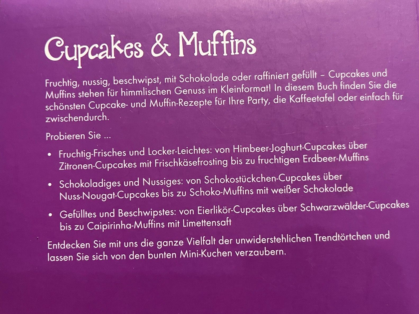 Bücher: Cupcakes & Muffins leckere Rezepte – Gebraucht aus Lauenen b. Gstaad von Nagi1 2