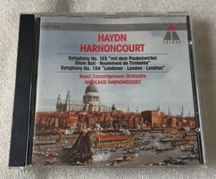 Haydn Harnoncourt Symphonie Nr. 103 Es-Dur / 104 D-Dur NM CD
