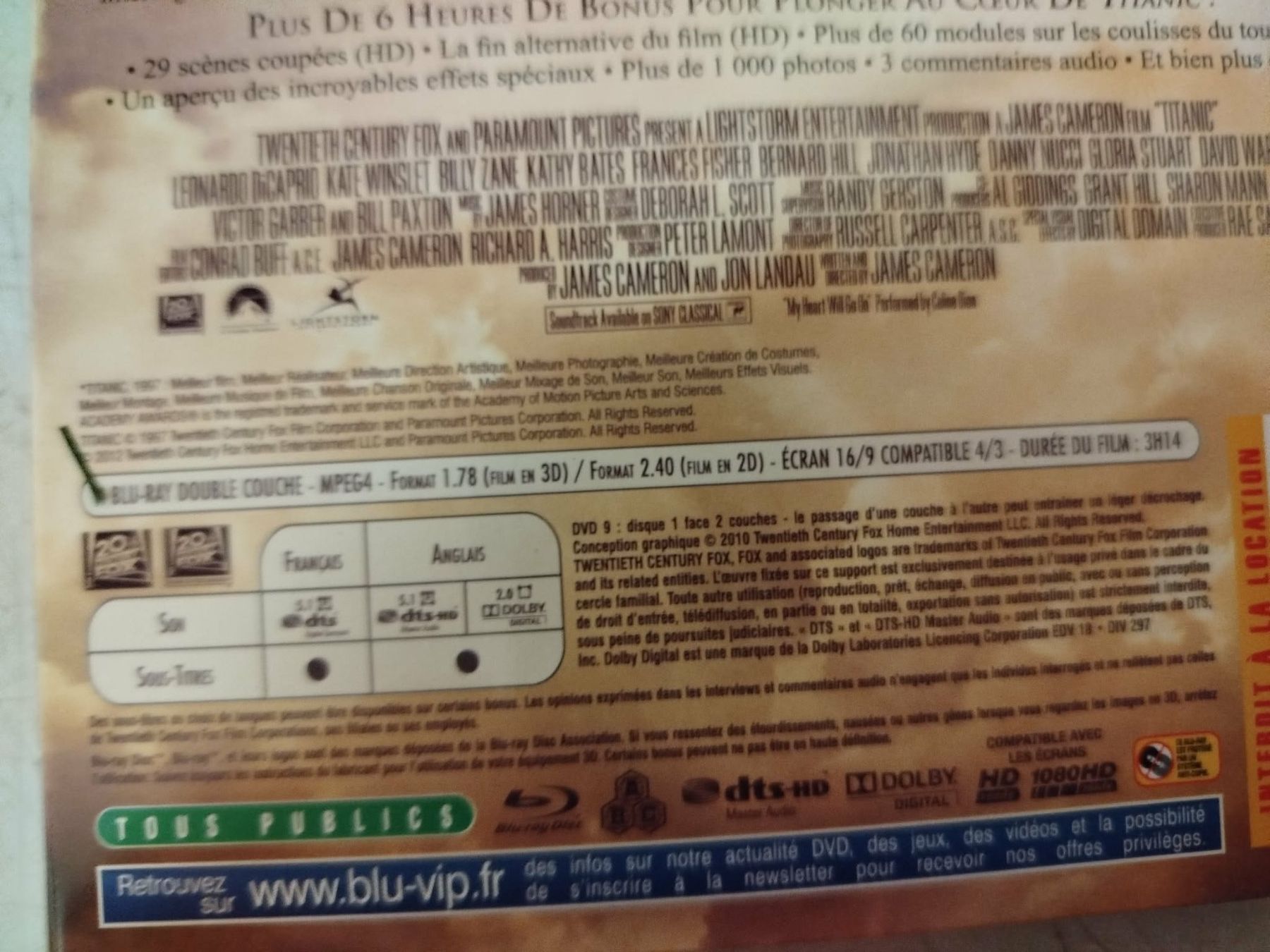 Alle DVDs: Dvd Titanic – Gebraucht aus La Chaux-de-Fonds von Emmaus2300CDF 9