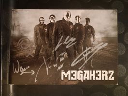Megaherz - Handsigniert alte Autogrammkarte