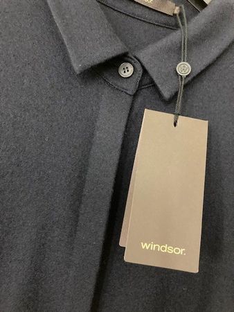 Windsor Damen Kleid Wolle 100% Gr.40 Neu  Farbe Dunkel-Blau