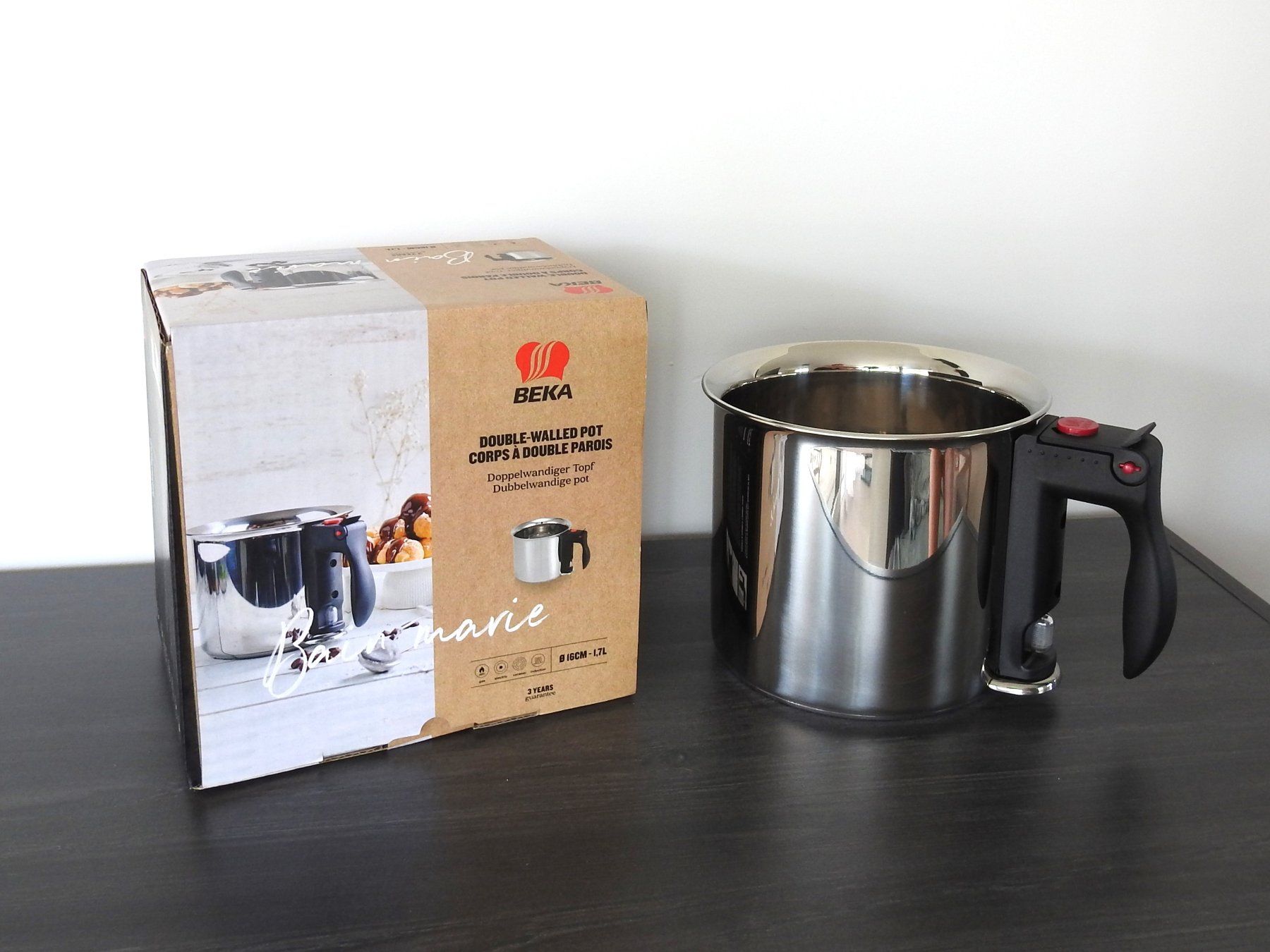 Candele: Set: Wachsschmelztopf, 3.5 kg Wachs, Dochte, Thermometer – Usato da Büttenhardt venduto da LexyMara 4