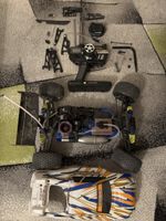 RC 1:10 Kyosho, Nitro Benziner,guter Zustand+Ersatzteile Lot