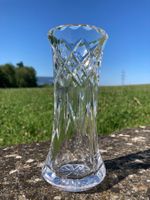 Blumenvase Kristallvase mit schönem Schliff Vase