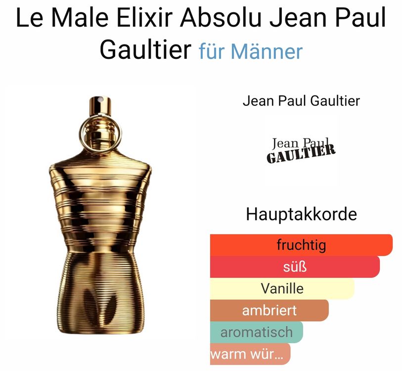 Jean Paul Gaultier Parfum & Eau de Toilette: Jean Paul Gaultier Le Male Elixir ABSOLU Abfüllung 2/5/10ml – Neu (gemäss Beschreibung) aus Oensingen von IcyMehmet 2