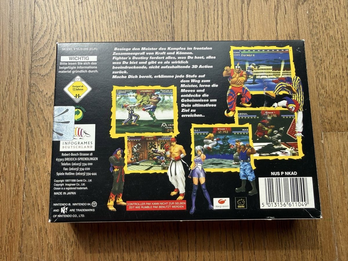 Nintendo Giochi: Fighters Destiny / Nintendo 64 – Usato da Läufelfingen venduto da Seraphim13 2