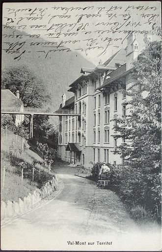Cartoline postali: TERRITET Val-Mont animée - Gärtner – Usato da Jona venduto da philajona