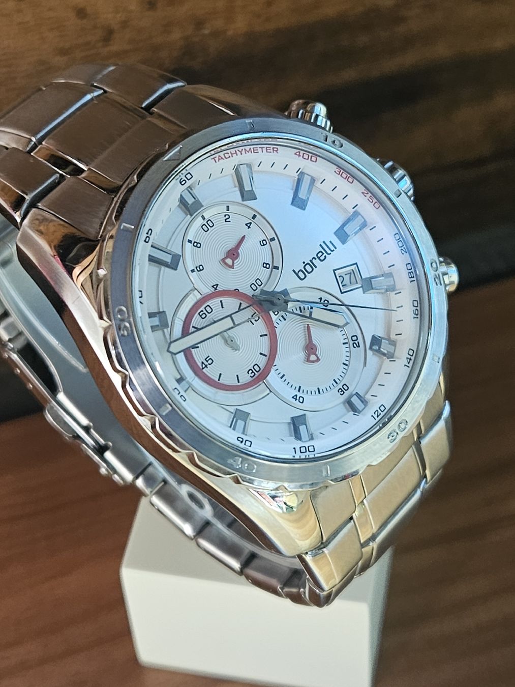 Uhren: Borelli Herrenuhr Chronograph 46mm – Gebraucht aus Flamatt von pie_f9zm 1