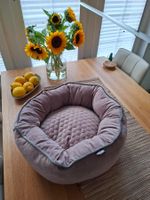 TRIXIE Katzenbett  LIVIA rundes Samtbett, ca. 50 cm, altrosa