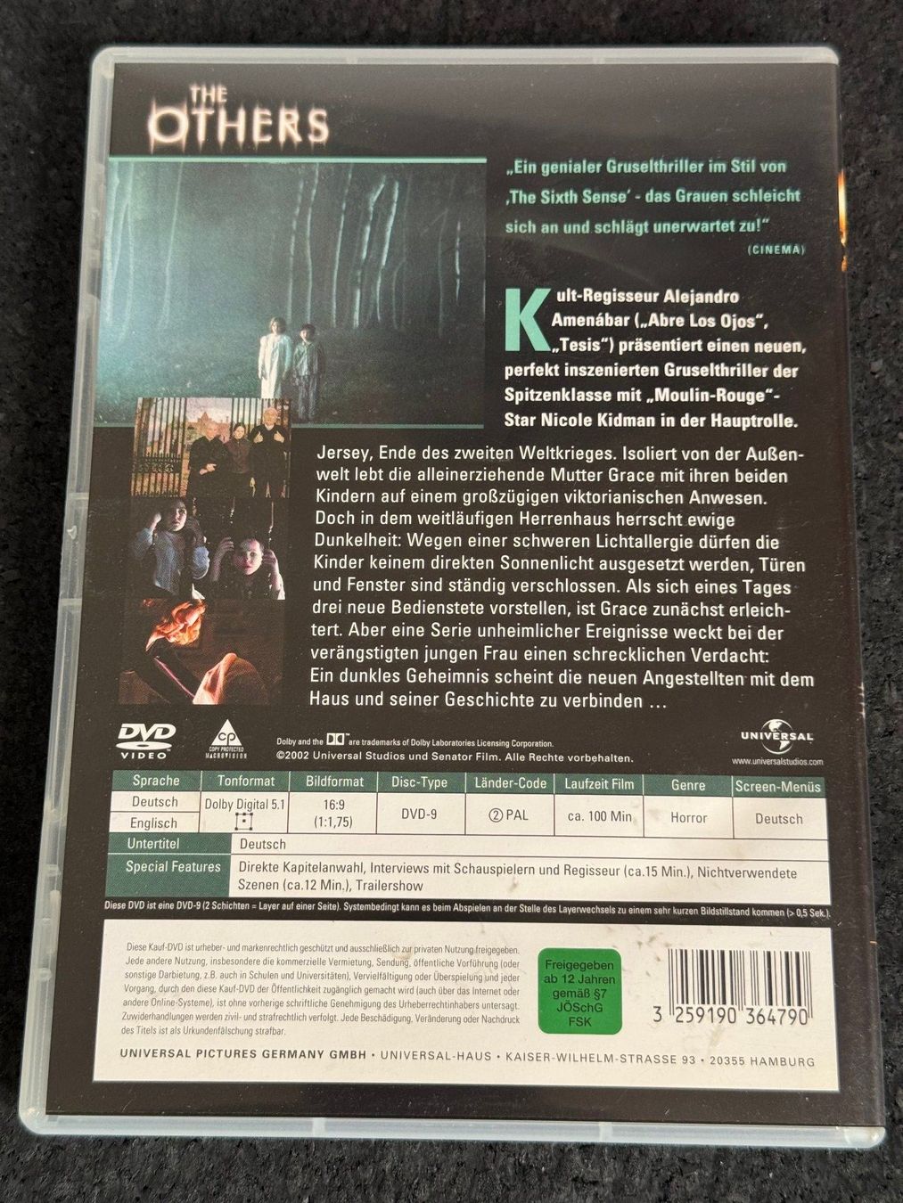 Tutti i DVDs: The Others DVD DE/EN "Früher oder später finden sie dich" – Usato da Fribourg venduto da tschjoly 1
