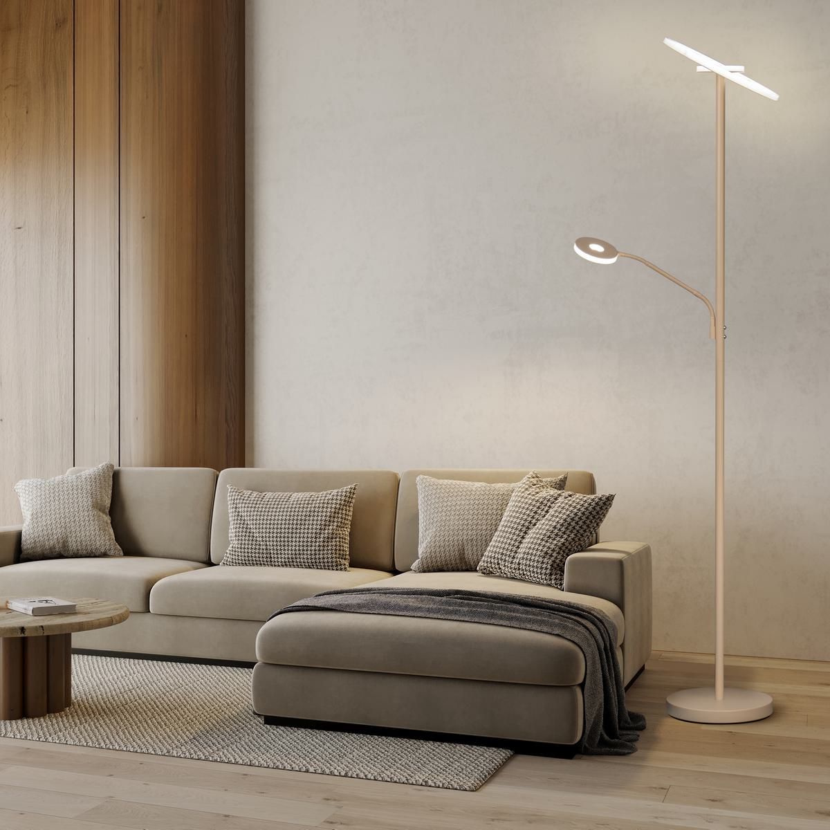 Lampade: LED Stehleuchte, Sand, CCT, 180 cm Höhe – Nuovo (secondo la descrizione) da Kreuzlingen venduto da Smart-Light 4