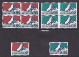 1965  Viererblocksatz und Einzelmarkensatz  ** Postfrisch **