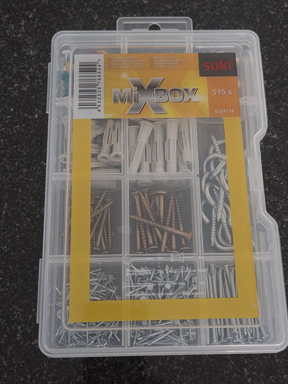 Eisenwaren: Suki MiXBox 515x, grosse Sortimentbox für Heimwerker – Neu und originalverpackt aus Winterthur von Rene059