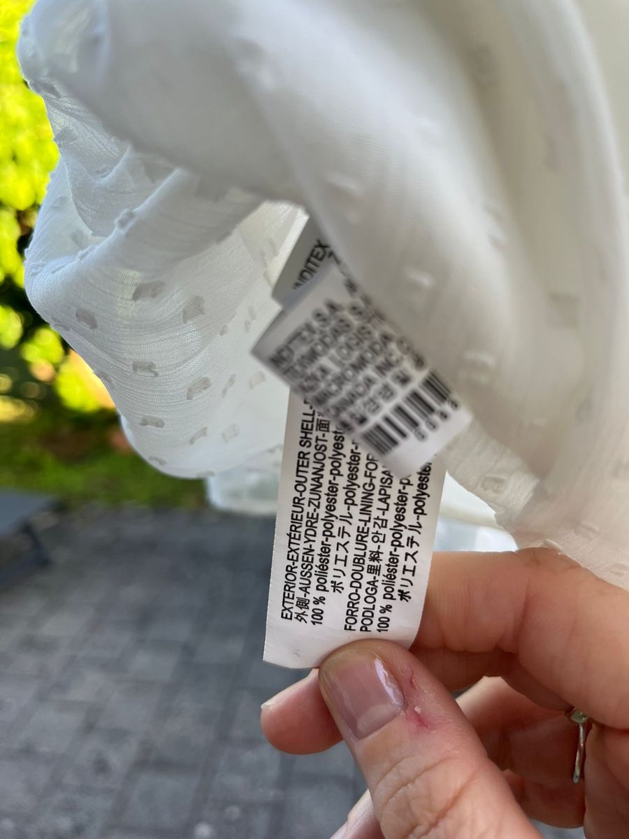 Zara Tops: Zara Blumentop weiss  – Gebraucht aus Lenzburg von selabella 1