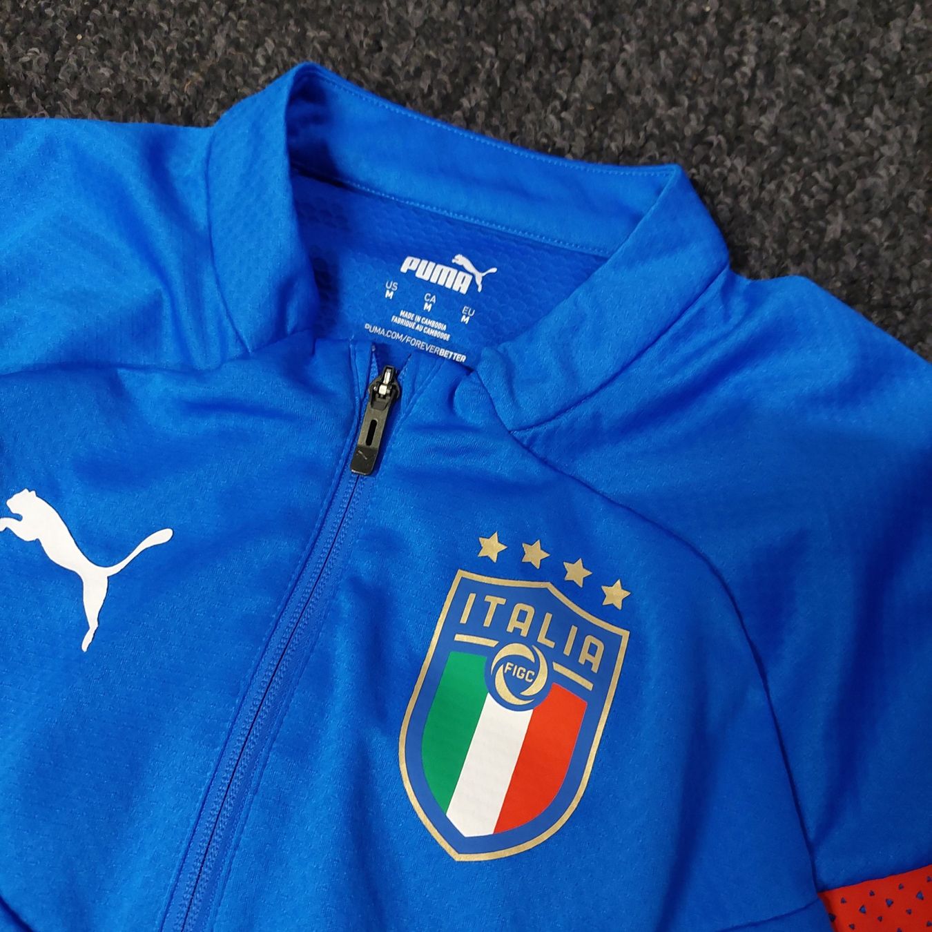 Puma Leibchen & Hosen: ITALIEN TRAINING TOP HALF ZIP - GRÖSSE M – Gebraucht aus Spiegel b. Bern von Natix 1