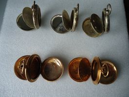 Taschenuhr, Lot Taschenuhrenschalen