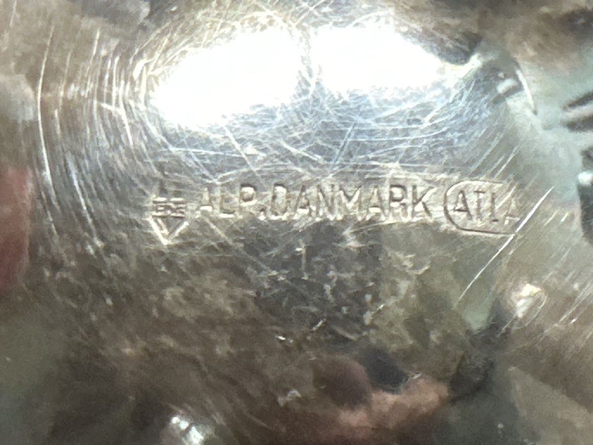Caraffe: Silber  Milchkännchen ALP. Dänemark versilbert gemarkt – Usato da Zürich venduto da Chaeffeler 4