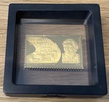 Goldmarke Ayrton Senna 24 Karat Gold Briefmarke