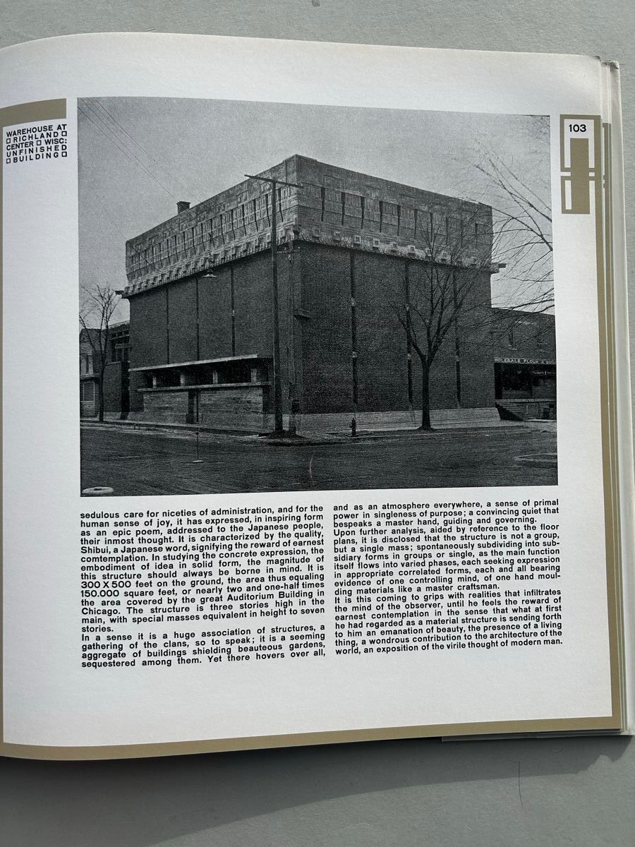 Bücher: Frank Lloyd Wright: The Early Work of the Great Architect – Gebraucht aus Zürich von Coffeetable88 3