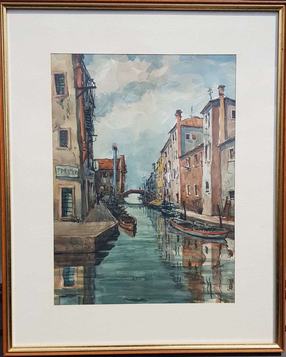 Dipinti: Venedig - Canale Burano - Theo Horat – Usato da Horw venduto da Kunstreich7 3