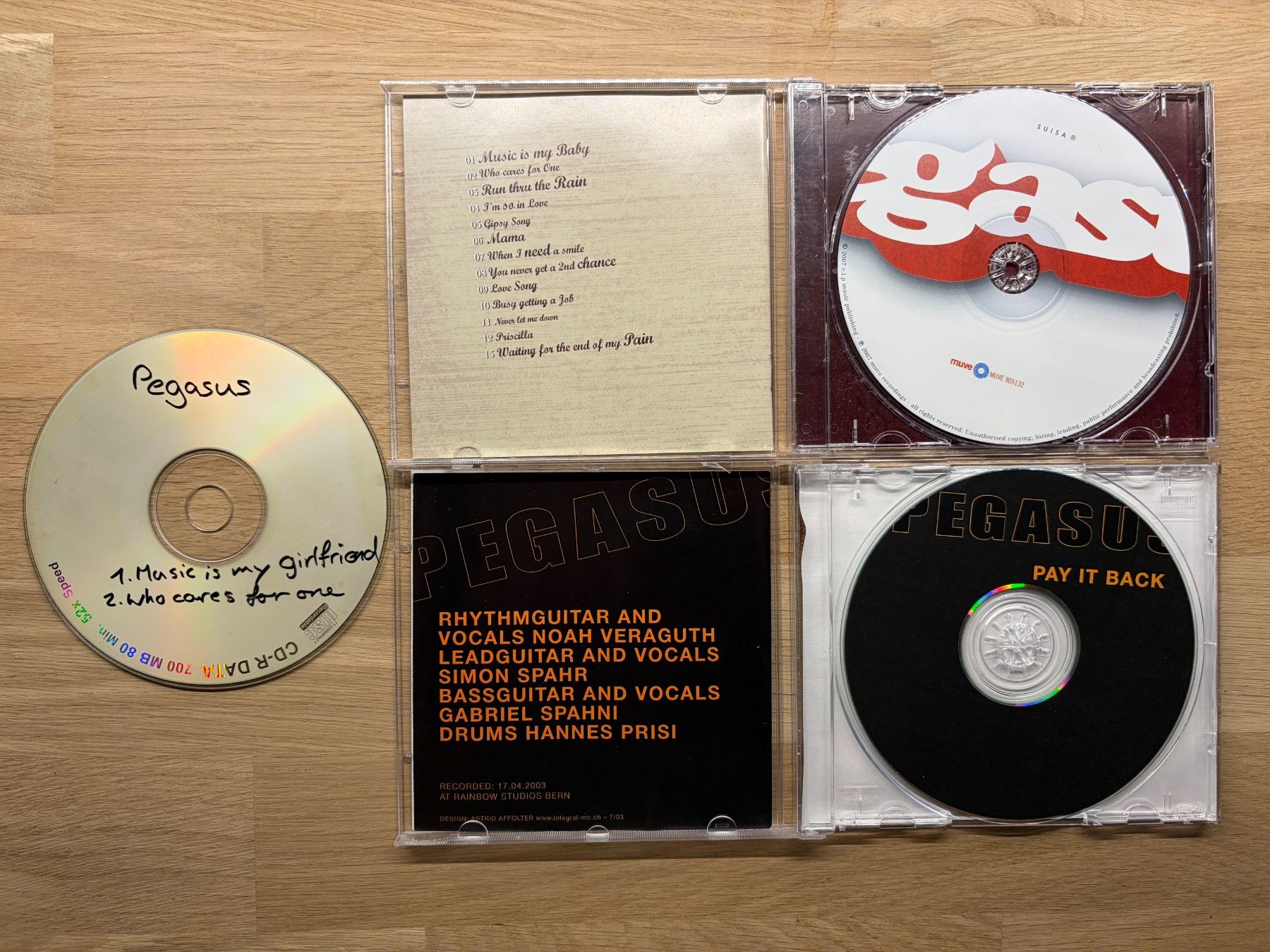 CDs: PEGASUS Band - Seltene CD's – Gebraucht aus Aarberg von umearocks 1