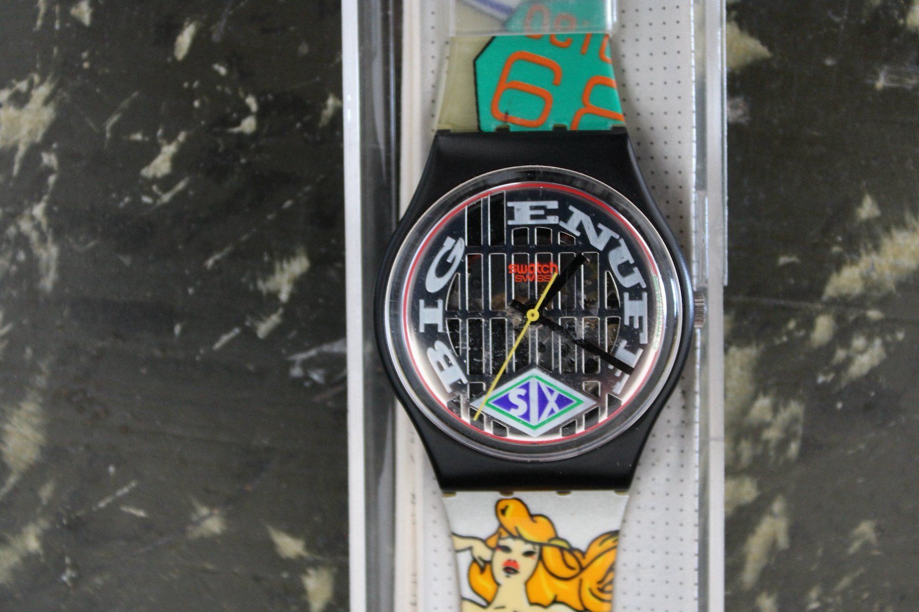 Swatch Orologi: Swatch Gent - Big Enuff, 1993 – Usato da Locarno venduto da madame-tus-sauds 2
