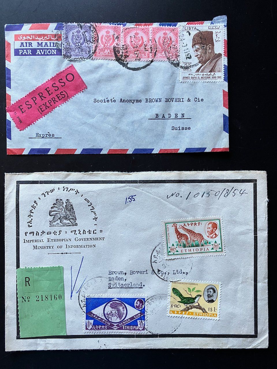 Tutti i francobolli: 5 Belege Afrika – Usato da Nesslau venduto da zueri6 3