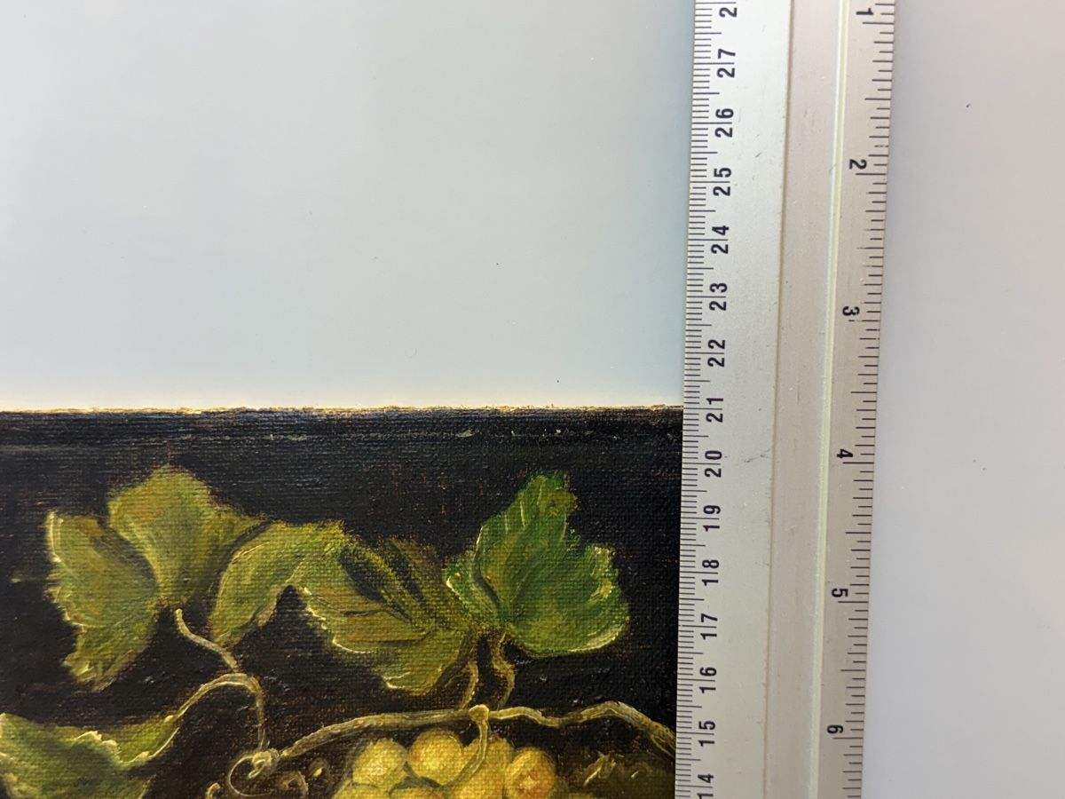 Tableaux: Antike Ölgemälde Stillleben mit Monogram – D'occasion à schaffhausen par VintAntik_1980 3