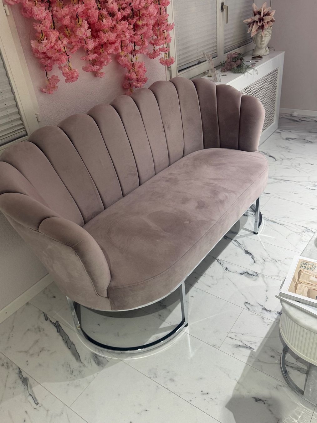 Divani: Studio-Set Lounge Samt-Sofa – Usato da Küssnacht am Rigi venduto da kcdamla 2