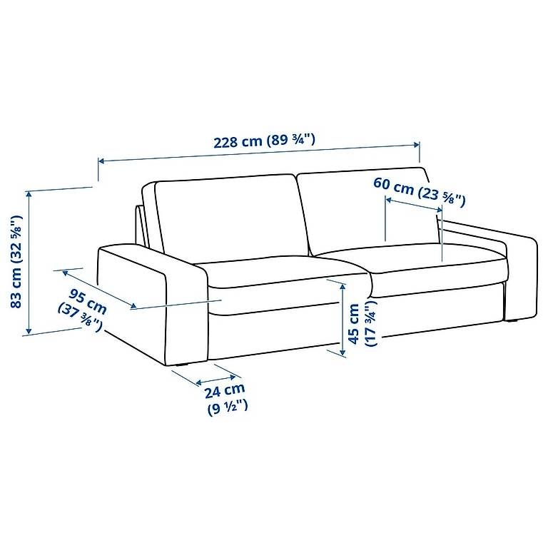Sofas: Kivik 3er-Sofa  – D'occasion à Rüti ZH par Bayle272 3