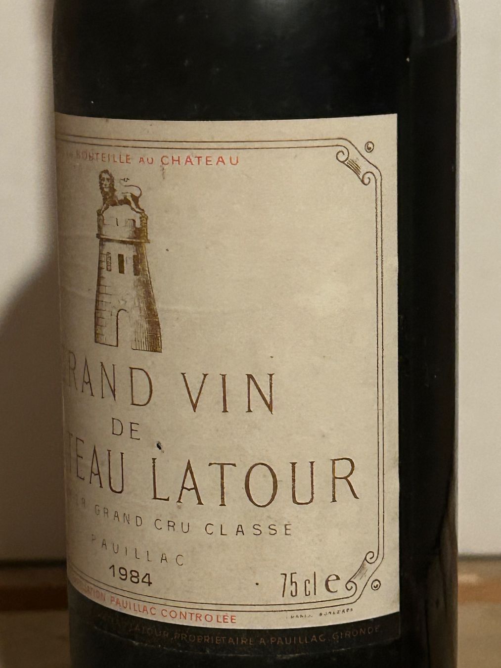 Vino: Château Latour 1984 – Nuovo (secondo la descrizione) da Roche VD venduto da avediscipule 3