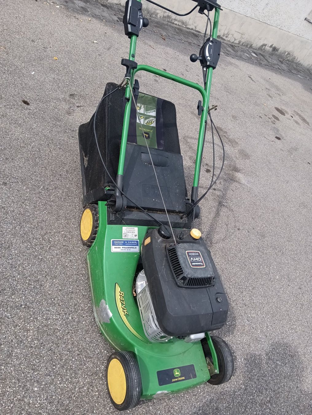 John Deere Tagliaerba: Rasenmäher John Deere R47VK – Usato da Frauenfeld venduto da romanski1978 1