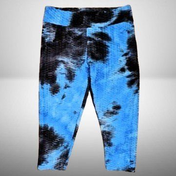 🌈💙🖤 Coole Batik-Capri-Leggings für XL-Größen 🌈💙🖤