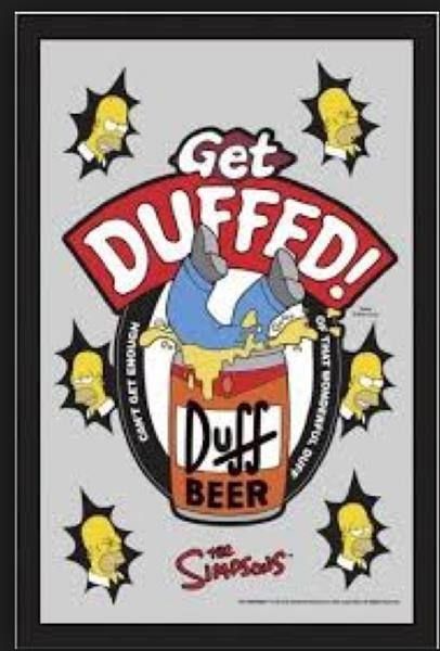 Spiegel: The Simpsons Spiegel Homer Get Duffed – Neu (gemäss Beschreibung) aus Ennetbürgen von open24shop