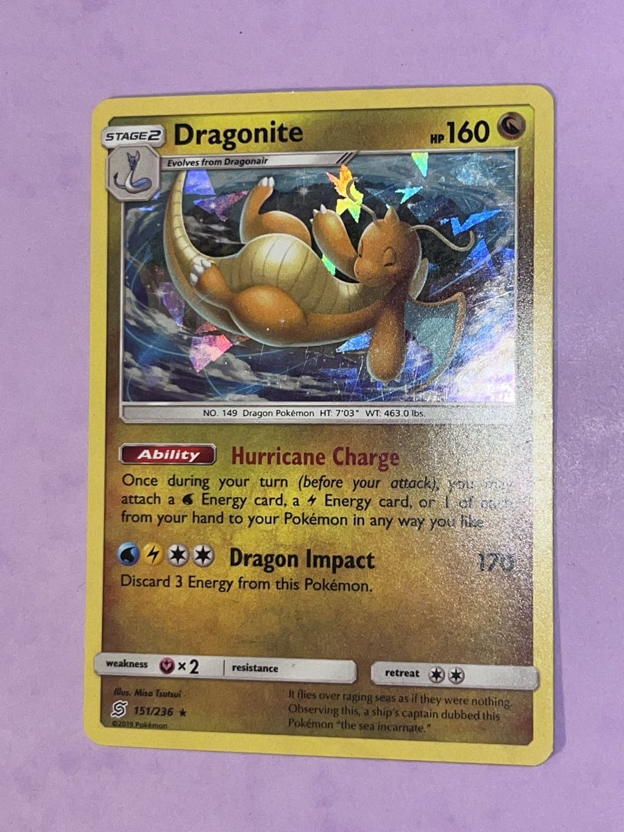Pokémon Carte collezionabili: Dragonite Cracked Ice Holo 151/236 EN – Usato da Le Grand-Saconnex venduto da Koko.hime_