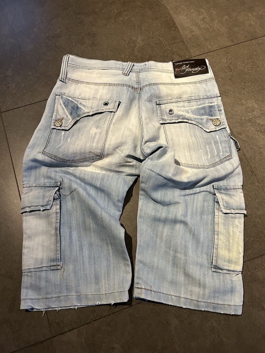 Ed Hardy Jeans: Ed Hardy Denim Cargo Shorts 3/4 – Usato da Roggwil BE venduto da PJ-STORE 1