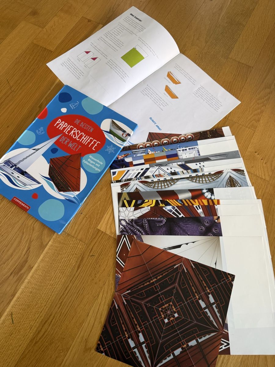 Kit bricolage: Papierschiffe Bastel Set – Usato da Winterthur venduto da ivule2000 1