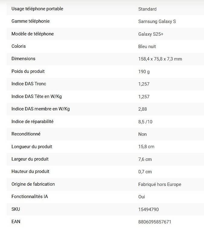 Samsung Telefoni cellulari / Smartphones: Samsung Galaxy S25 plus – Usato da Villars-sur-Glâne venduto da soprano1975 2