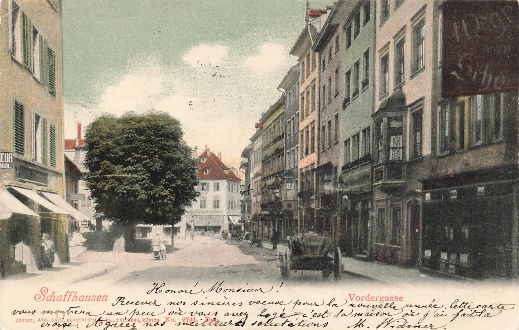 Cartoline postali: Schaffhausen – Usato da Biasca venduto da Blenio71