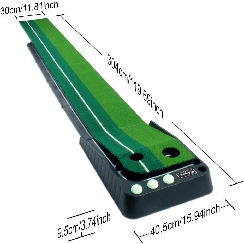 Mazze & Set: Puttingmatte Golfmatte Putting Trainer mit Ballrückgabe – Nuovo e nell'imballaggio originale da Herisau venduto da Zevora 2