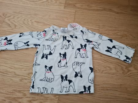 Langarmshirt mit Hunde-Print Grösse 12M