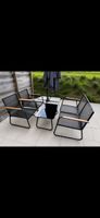 4-teilige Gartenlounge inkl. Sitzkissen 