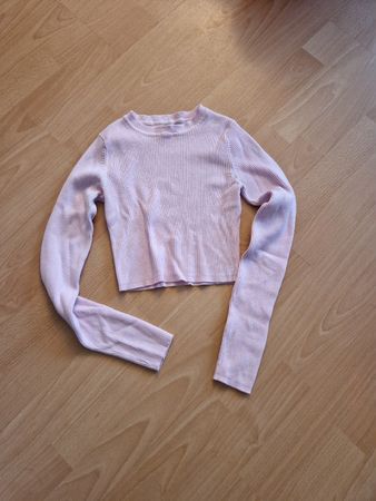 Kurzer Pullover XS rosa