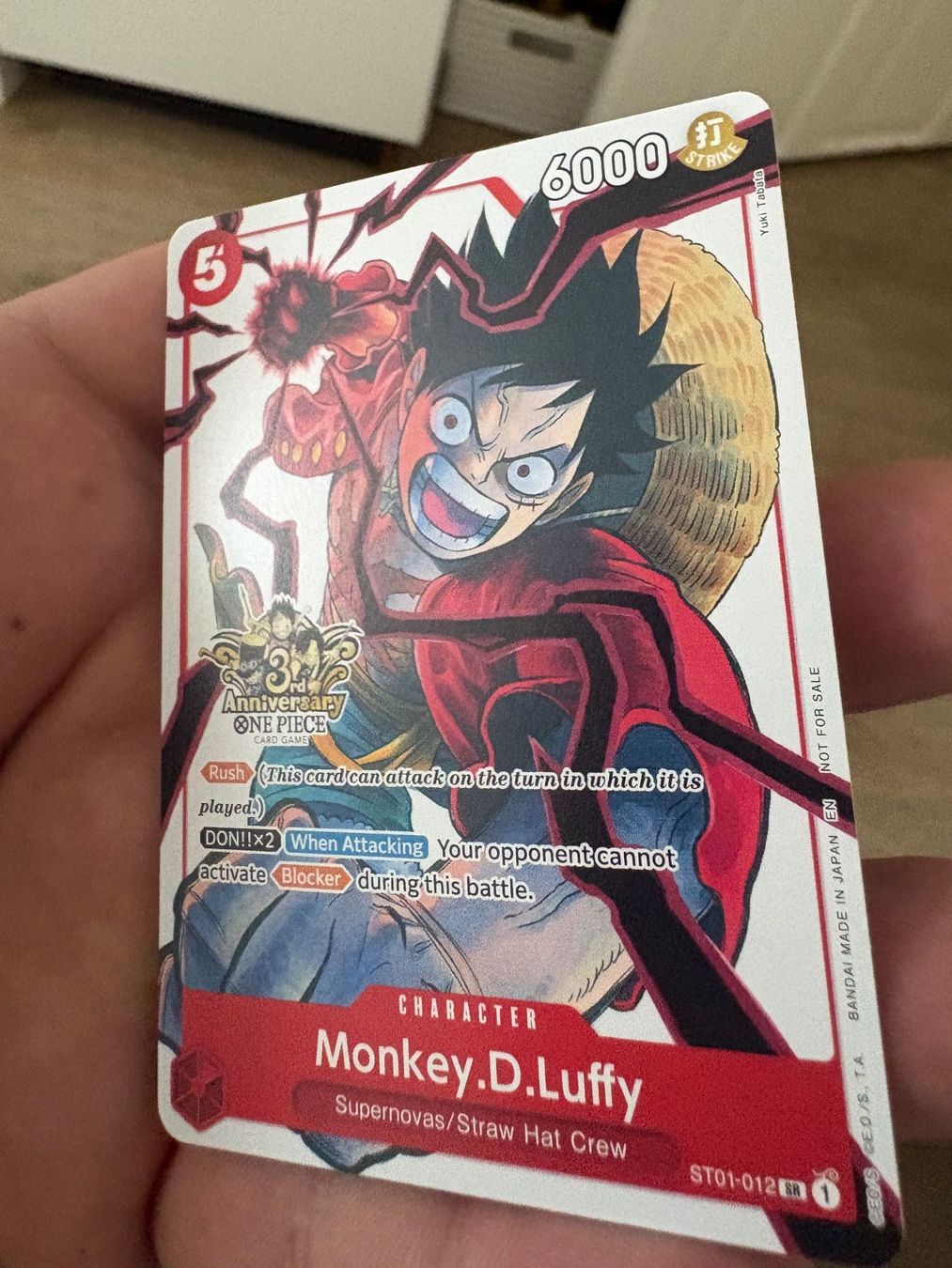 Bandai Carte collezionabili: Monkey.D.Luffy - ST01-012 (3rd Anniversary Tournament – Nuovo (secondo la descrizione) da Kaltbrunn venduto da Mr_Alboss 2