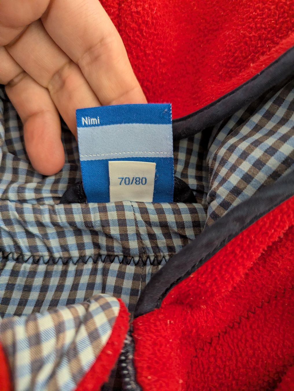 Finkid Completi: Finkid "Puku" Fleeceoverall Gr.70/80 – Usato da Uster venduto da petches 4
