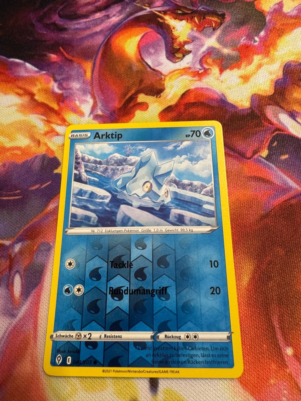Pokémon Carte collezionabili: Arktip (EVS 044) / Reverse Holo / Drachenwandel – Nuovo (secondo la descrizione) da Bülach venduto da CherryBlu