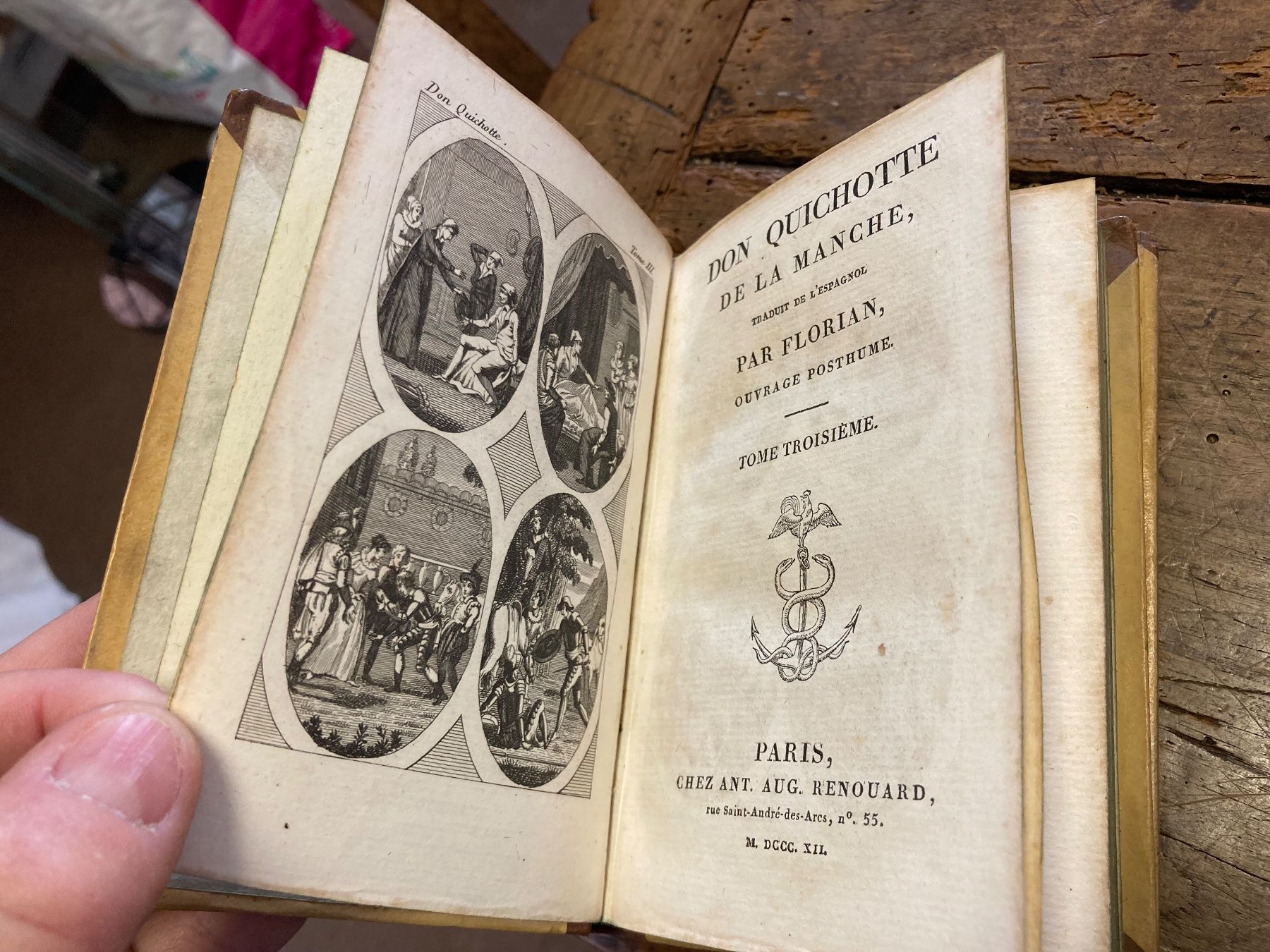 Bücher: Don Quichotte de la Manche FLORIAN 4 Bände – Gebraucht aus Bern von Jwpm66 5