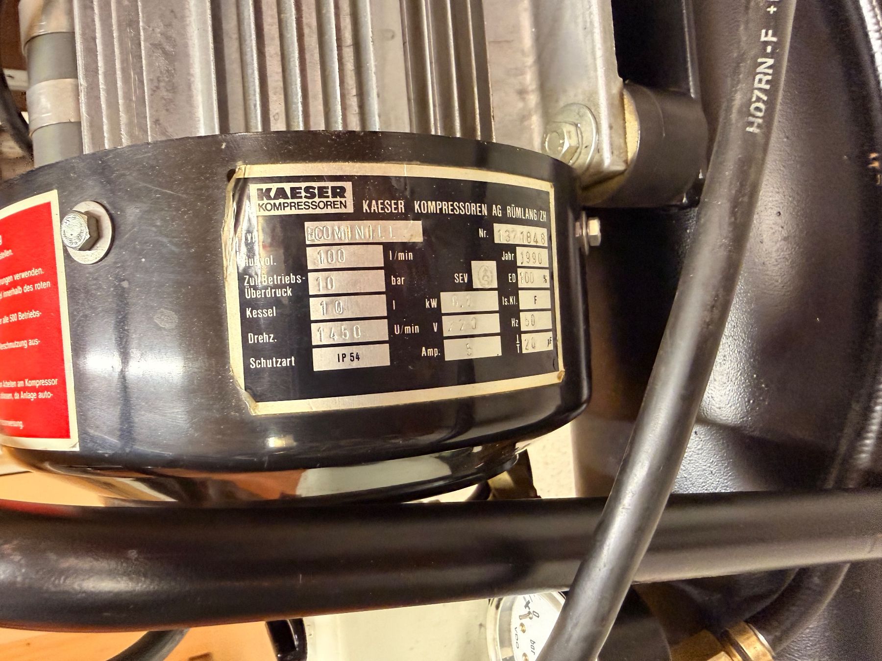 Kaeser Compresseurs: Kompressor Kaeser 8 bar Leiselauf – Défectueux à Baldegg par Swissspeed 5