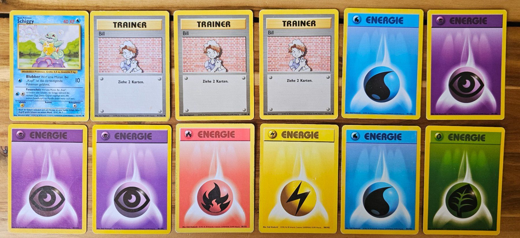 Pokémon Cartes à collectionner: Pokémon Schiggy Set Base Set DE - ab 1,- – D'occasion à Alpnach Dorf par FrankyFranks